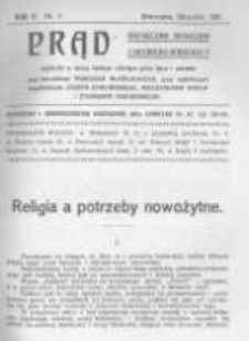 Prąd. Miesięcznik Społeczny i Literacko-Naukowy. 1913 R.5 nr7