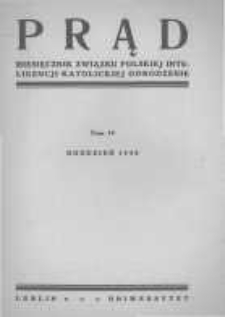 Prąd. Miesięcznik Związku Polskiej Inteligencji Katolickiej "Odrodzenie". 1930 R.17 nr12