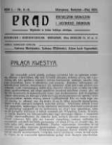 Prąd. Miesięcznik Społeczny i Literacko-Naukowy. 1909 R.1 nr4-5