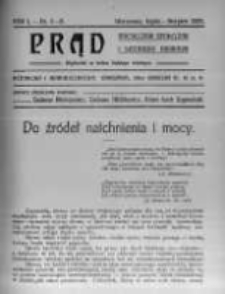 Prąd. Miesięcznik Społeczny i Literacko-Naukowy. 1909 R.1 nr7-8