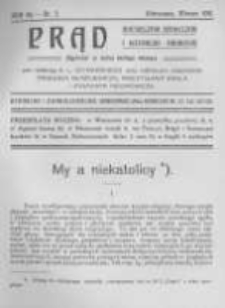 Prąd. Miesięcznik Społeczny i Literacko-Naukowy. 1911 R.3 nr3