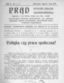 Prąd. Miesięcznik Społeczny i Literacko-Naukowy. 1913 R.5 nr1-2