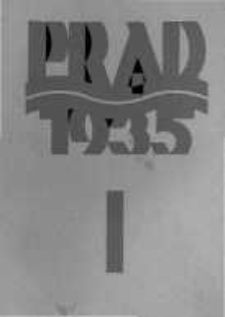 Prąd. Miesięcznik Poświęcony Zagadnieniom Życia Kulturalnego i Społecznego. 1935 R.22 nr1