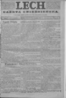 Lech. Gazeta Gnieźnieńska: codzienne pismo polityczne dla wszystkich stanów 1923.11.11 R.25 Nr257