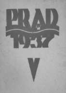 Prąd. Miesięcznik Poświęcony Zagadnieniom Życia Kulturalnego i Społecznego. 1937 R.24 nr5