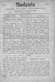 Niedziela: tygodnik dla rodzin chrześcijańskich 1874.10.18 R.1 Nr3