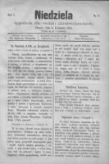 Niedziela: tygodnik dla rodzin chrześcijańskich 1874.11.08 R.1 Nr6