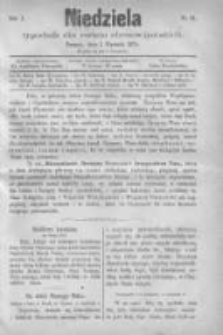 Niedziela: tygodnik dla rodzin chrześcijańskich 1875.01.01 R.1 Nr14