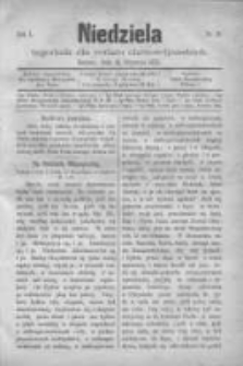 Niedziela: tygodnik dla rodzin chrześcijańskich 1875.01.31 R.1 Nr18