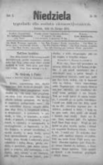 Niedziela: tygodnik dla rodzin chrześcijańskich 1875.02.14 R.1 Nr20