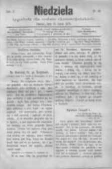 Niedziela: tygodnik dla rodzin chrześcijańskich 1875.07.18 R.1 Nr42