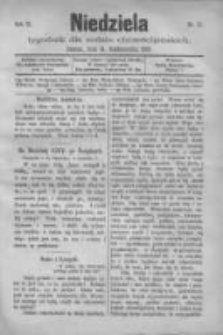 Niedziela: tygodnik dla rodzin chrześcijańskich 1875.10.31 R.2 Nr57