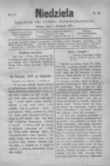 Niedziela: tygodnik dla rodzin chrześcijańskich 1875.11.07 R.2 Nr58