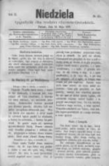 Niedziela: tygodnik dla rodzin chrześcijańskich 1876.05.14 R.2 Nr85