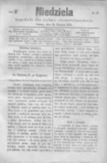 Niedziela: tygodnik dla rodzin chrześcijańskich 1876.08.20 R.2 Nr99