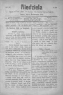 Niedziela: tygodnik dla rodzin chrześcijańskich 1876.10.08 R.3 Nr106