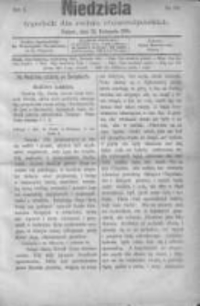Niedziela: tygodnik dla rodzin chrześcijańskich 1876.11.28 R.9 Nr113