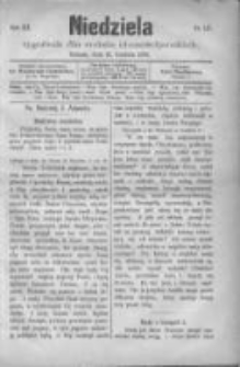 Niedziela: tygodnik dla rodzin chrześcijańskich 1876.12.10 R.9 Nr115