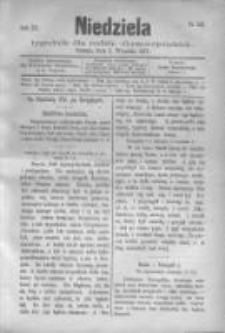 Niedziela: tygodnik dla rodzin chrześcijańskich 1877.09.02 R.3 Nr153