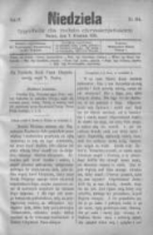 Niedziela: tygodnik dla rodzin chrześcijańskich 1878.04.07 R.4 Nr184