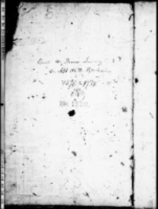 Księga cechu piwowarów w mieście Koźminie z lat 1696-1756