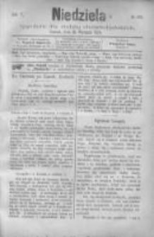 Niedziela: tygodnik dla rodzin chrześcijańskich 1879.01.12 R.5 Nr224