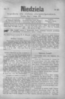 Niedziela: tygodnik dla rodzin chrześcijańskich 1879.02.02 R.5 Nr227