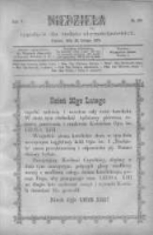 Niedziela: tygodnik dla rodzin chrześcijańskich 1879.02.16 R.5 Nr229