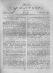 Rozmaitości. Pismo Dodatkowe do Gazety Lwowskiej. 1821 R.1 nr4