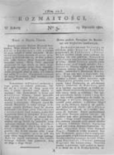 Rozmaitości. Pismo Dodatkowe do Gazety Lwowskiej. 1821 R.1 nr5
