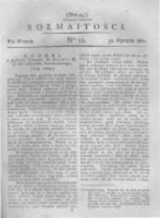 Rozmaitości. Pismo Dodatkowe do Gazety Lwowskiej. 1821 R.1 nr12