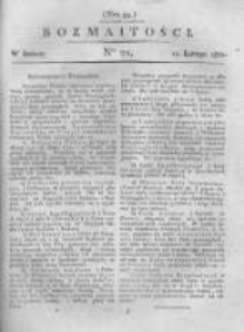 Rozmaitości. Pismo Dodatkowe do Gazety Lwowskiej. 1821 R.1 nr20