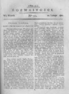 Rozmaitości. Pismo Dodatkowe do Gazety Lwowskiej. 1821 R.1 nr21