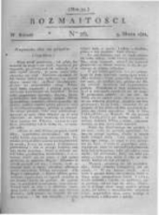 Rozmaitości. Pismo Dodatkowe do Gazety Lwowskiej. 1821 R.1 nr26