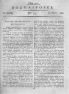 Rozmaitości. Pismo Dodatkowe do Gazety Lwowskiej. 1821 R.1 nr29