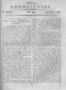 Rozmaitości. Pismo Dodatkowe do Gazety Lwowskiej. 1821 R.1 nr38