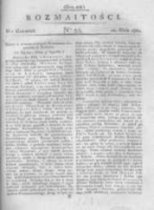 Rozmaitości. Pismo Dodatkowe do Gazety Lwowskiej. 1821 R.1 nr55