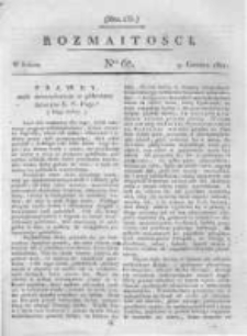 Rozmaitości. Pismo Dodatkowe do Gazety Lwowskiej. 1821 R.1 nr67
