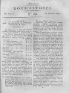 Rozmaitości. Pismo Dodatkowe do Gazety Lwowskiej. 1821 R.1 nr68