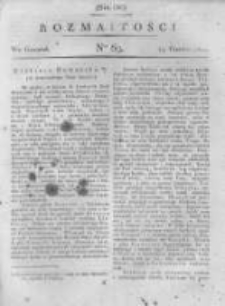 Rozmaitości. Pismo Dodatkowe do Gazety Lwowskiej. 1821 R.1 nr69