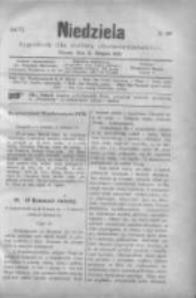 Niedziela: tygodnik dla rodzin chrześcijańskich 1880.08.15 R.6 Nr307