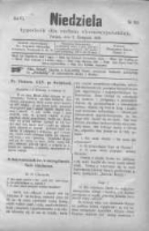 Niedziela: tygodnik dla rodzin chrześcijańskich 1880.11.07 R.6 Nr319
