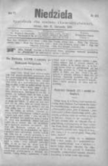 Niedziela: tygodnik dla rodzin chrześcijańskich 1880.11.21 R.6 Nr321