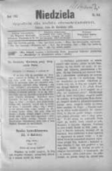 Niedziela: tygodnik dla rodzin chrześcijańskich 1881.04.10 R.7 Nr341