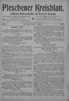 Pleschener Kreisblatt: Amtliches Publicationsblatt fuer den Kreis Pleschen 1903.01.07 Jg.51 Nr2