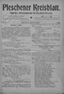 Pleschener Kreisblatt: Amtliches Publicationsblatt fuer den Kreis Pleschen 1903.01.21 Jg.51 Nr6