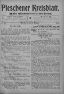 Pleschener Kreisblatt: Amtliches Publicationsblatt fuer den Kreis Pleschen 1903.02.11 Jg.51 Nr12