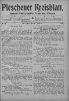 Pleschener Kreisblatt: Amtliches Publicationsblatt fuer den Kreis Pleschen 1903.02.25 Jg.51 Nr16