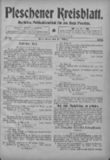 Pleschener Kreisblatt: Amtliches Publicationsblatt fuer den Kreis Pleschen 1903.03.21 Jg.51 Nr23