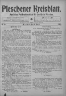 Pleschener Kreisblatt: Amtliches Publicationsblatt fuer den Kreis Pleschen 1903.04.08 Jg.51 Nr28